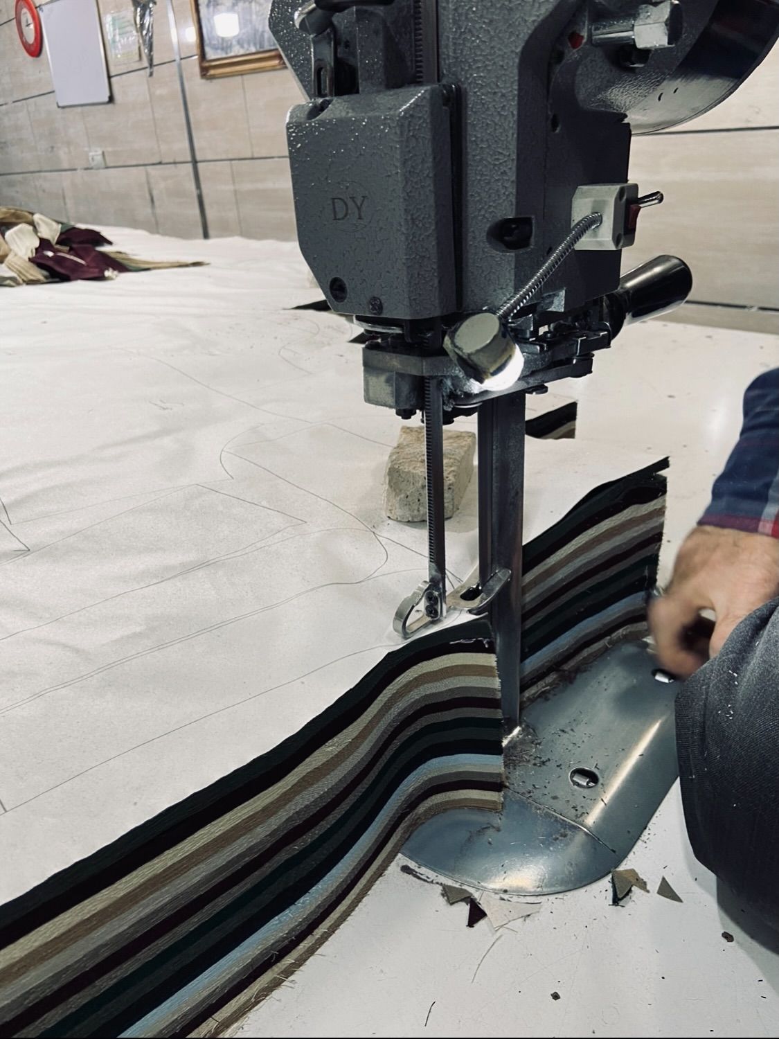 Cutting & fabric staging